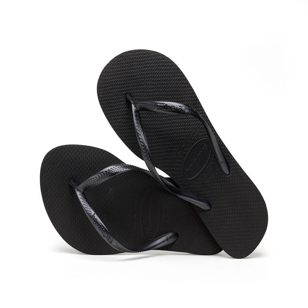 Miniatura Sandália Havaianas Slim Preto 33/34