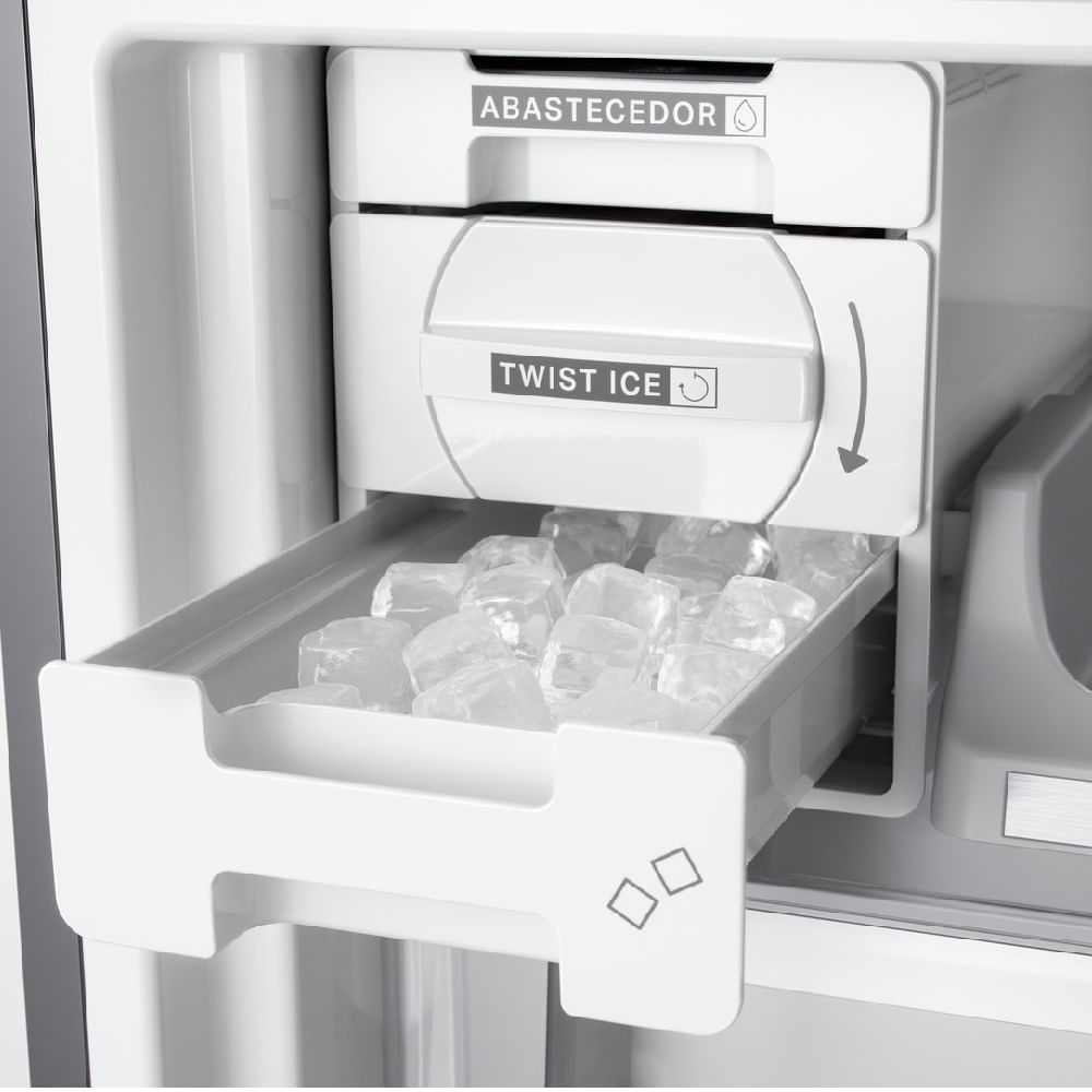 Miniatura Geladeira Brastemp Frost Free Inverse 588 litros Branca com Smart Bar BRE85AB 110V