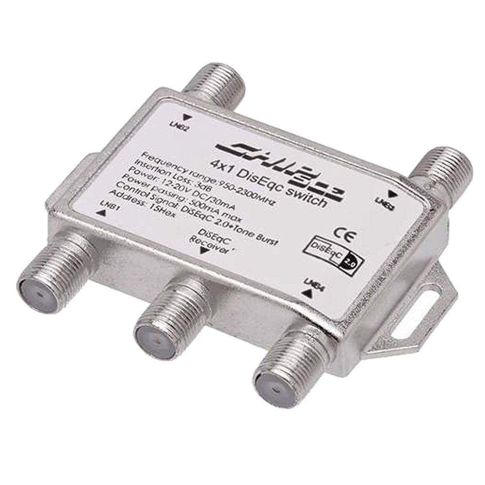 Miniatura Chave Diseqc 4x1 Vias 2.0