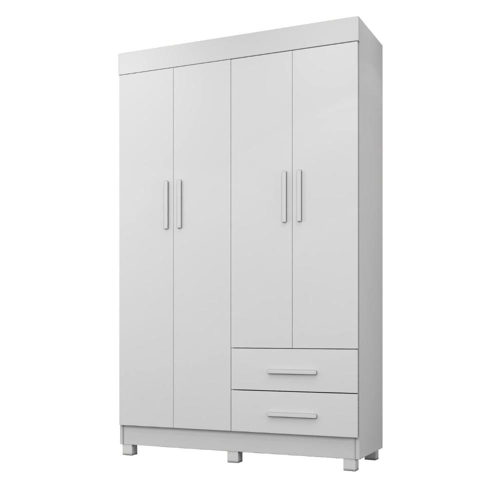 Miniatura Guarda-roupa Copacabana New 4 Portas Branco