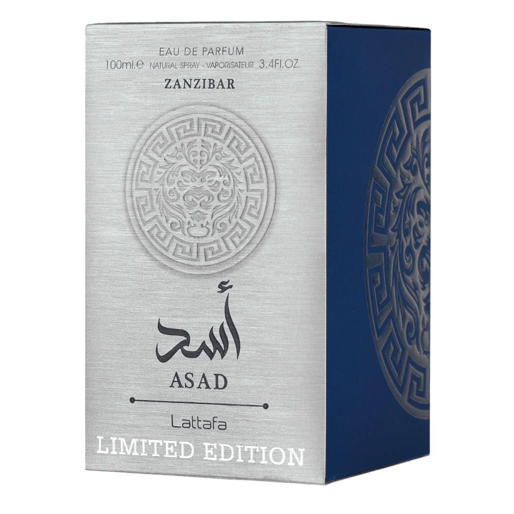 Miniatura Lattafa Asad Zanzibar Limited Edition Eau De Parfum - Perfume Masculino 100ml