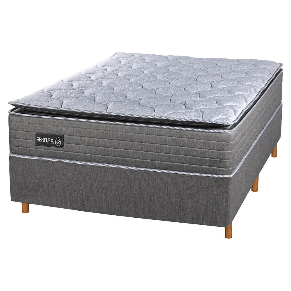 Miniatura Colchao Porto 1,58 Cm X 1,98cm X 0,33cm Cinza Claro