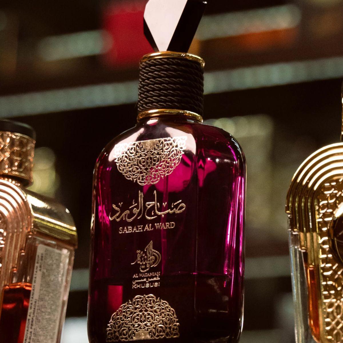 Miniatura Perfume Árabe Sabah Al Wataniah Al Ward Edp 100Ml