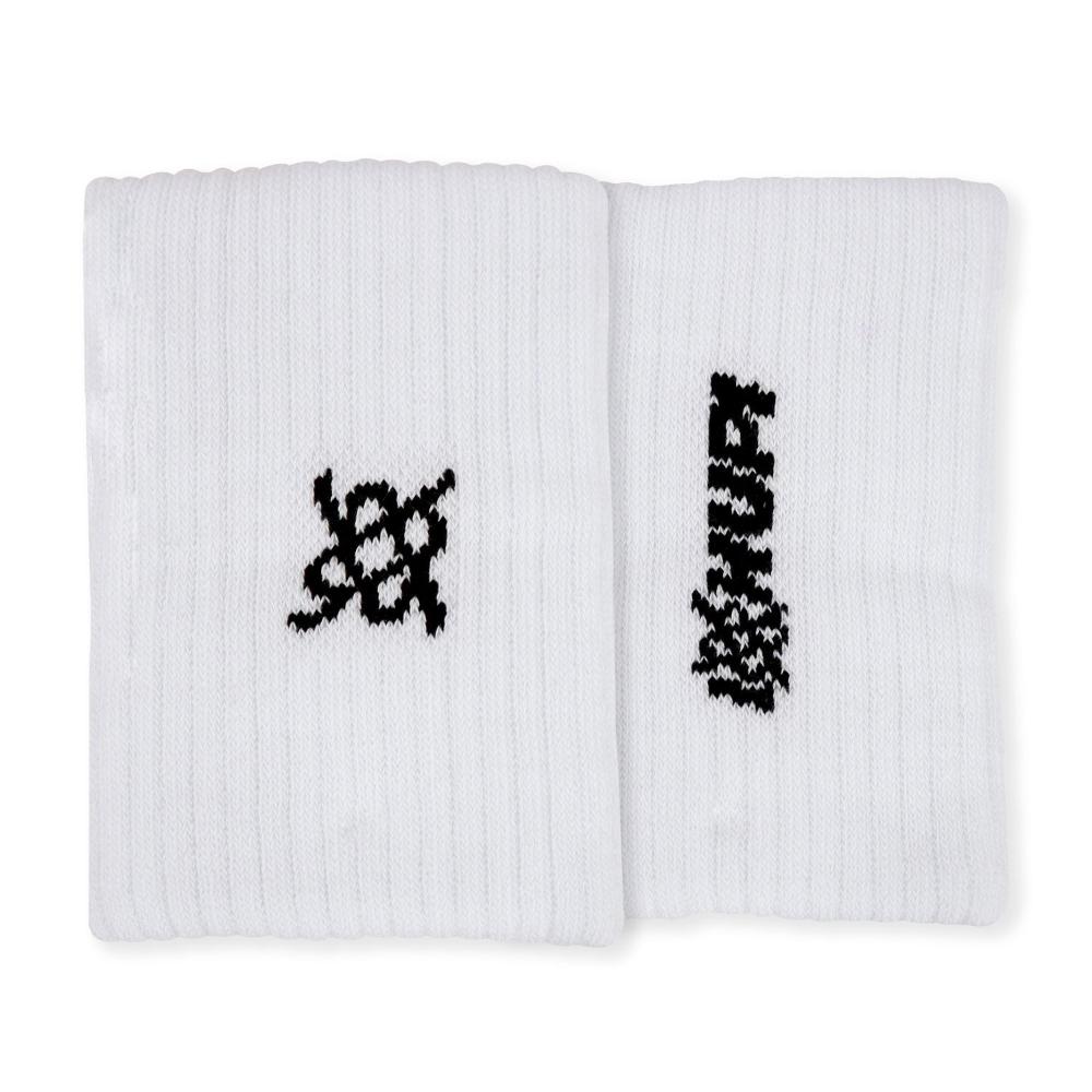 Miniatura Kit 1 Testeira Microfibra HUPI Branca e 1 Par Munhequeira HUPI Spin Branco BRANCO