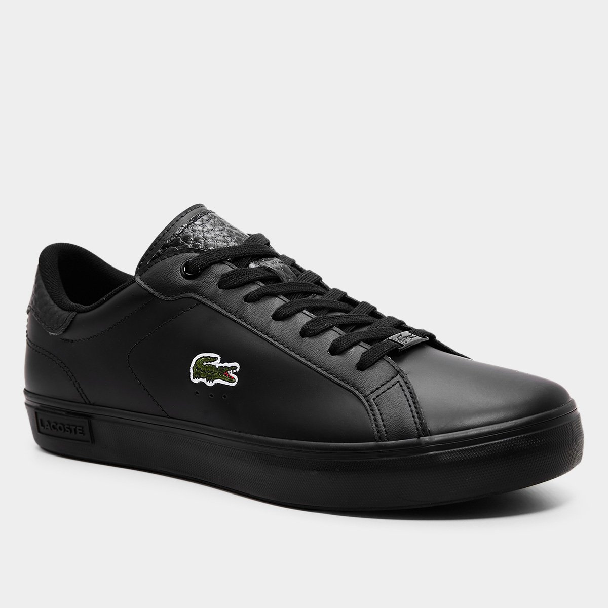 Miniatura Tênis Lacoste Powercourt Masculino Preto - 38