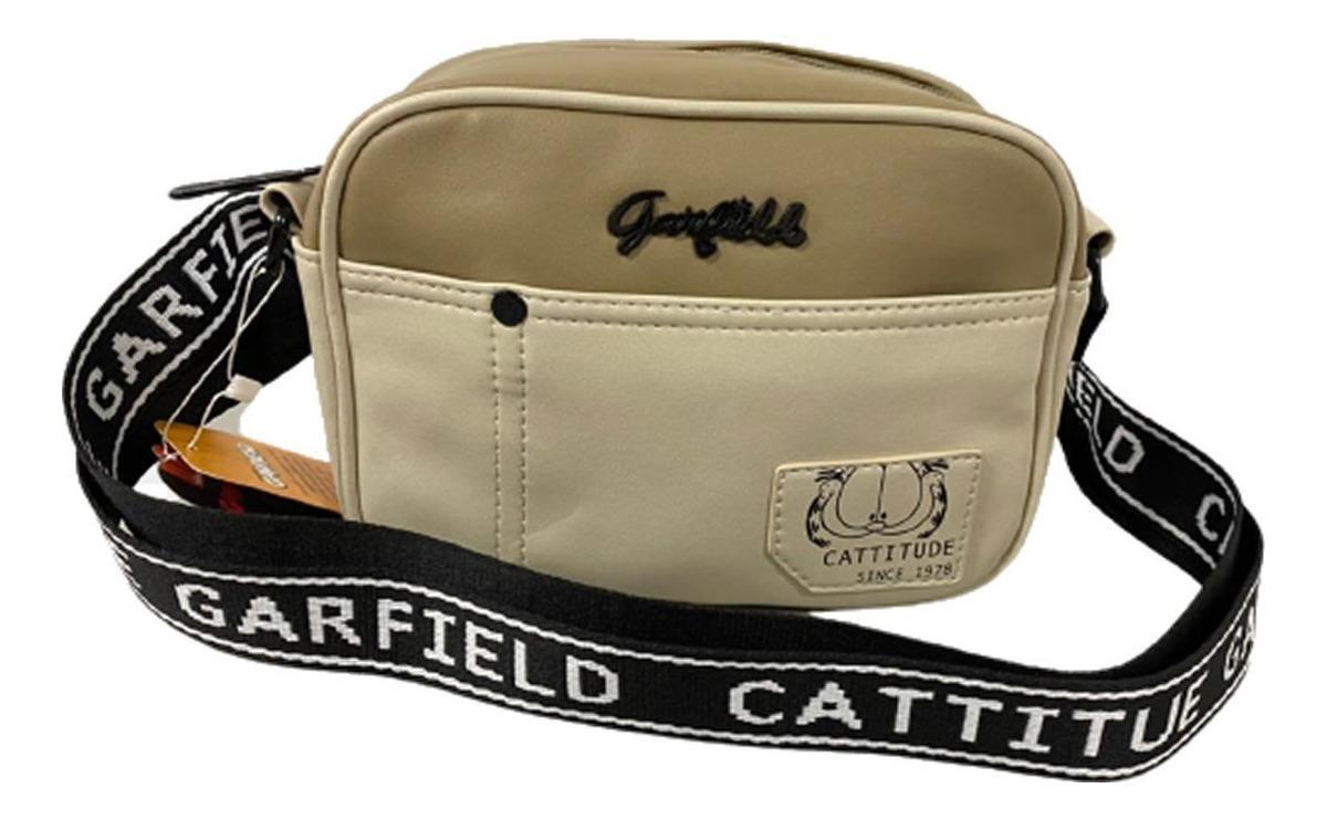 Miniatura Bolsa Transversal Feminina Garfield Gf32001Tp - Bege