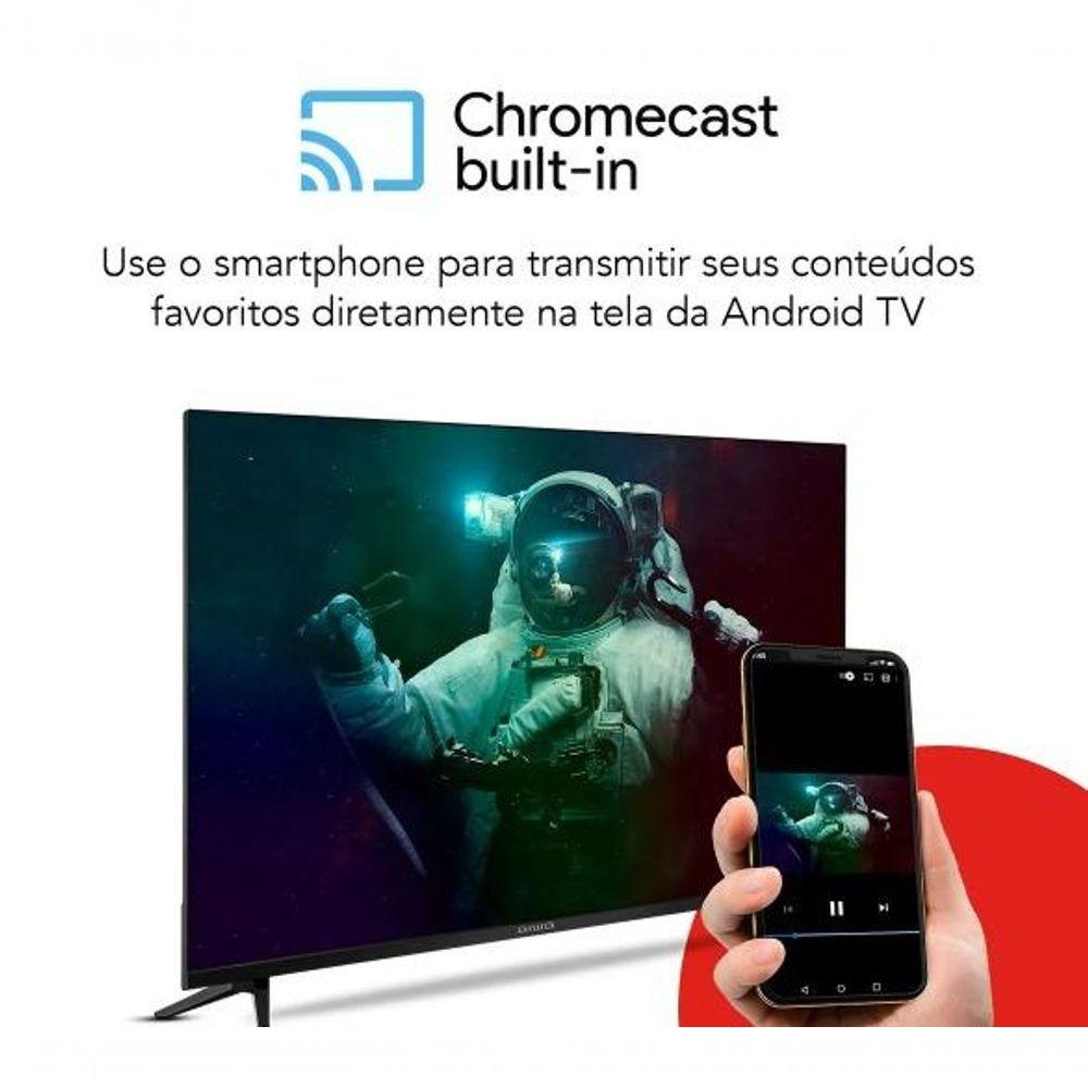 Miniatura Smart Tv Aiwa 32" Android HD Borda Ultrafina HDR10 Dolby áudio AWS-TV-32-BL-02-A Preto Bivolt