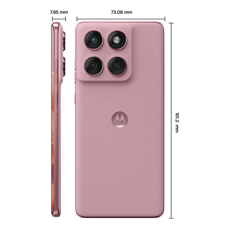 Miniatura Smartphone Motorola Edge 60 Fusion 5G - Rosa, 256GB, 24GB (8GB RAM + 16GB Ram Boost), Câmera 50MP e Tela de 6,7"