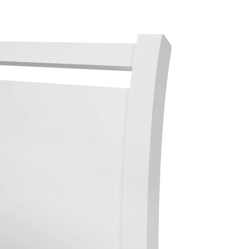Miniatura Cama Casal Reali - Lopas Branco