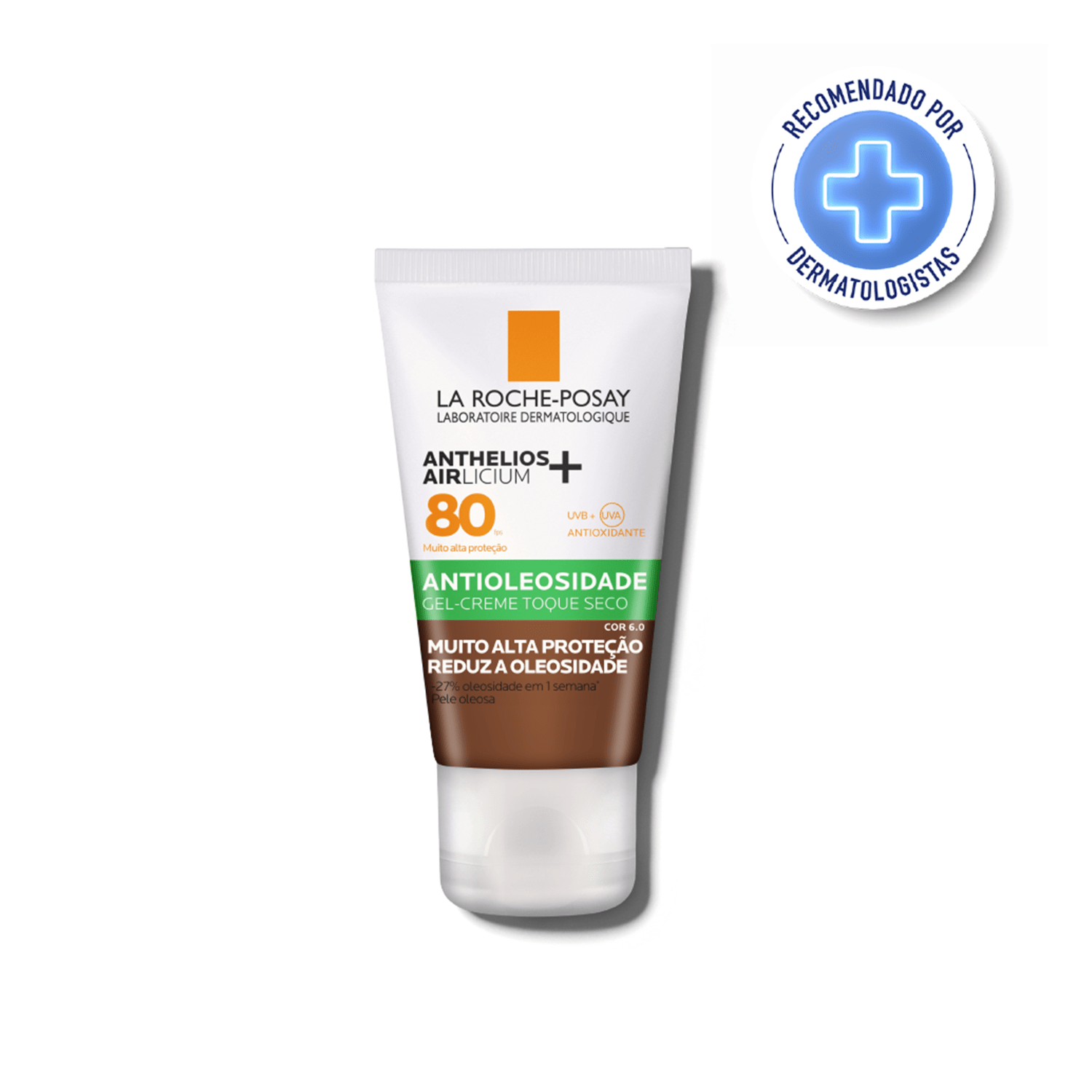 La Roche-Posay Anthelios Airlicium FPS80 Cor 6.0 - Protetor Solar com Cor 40g