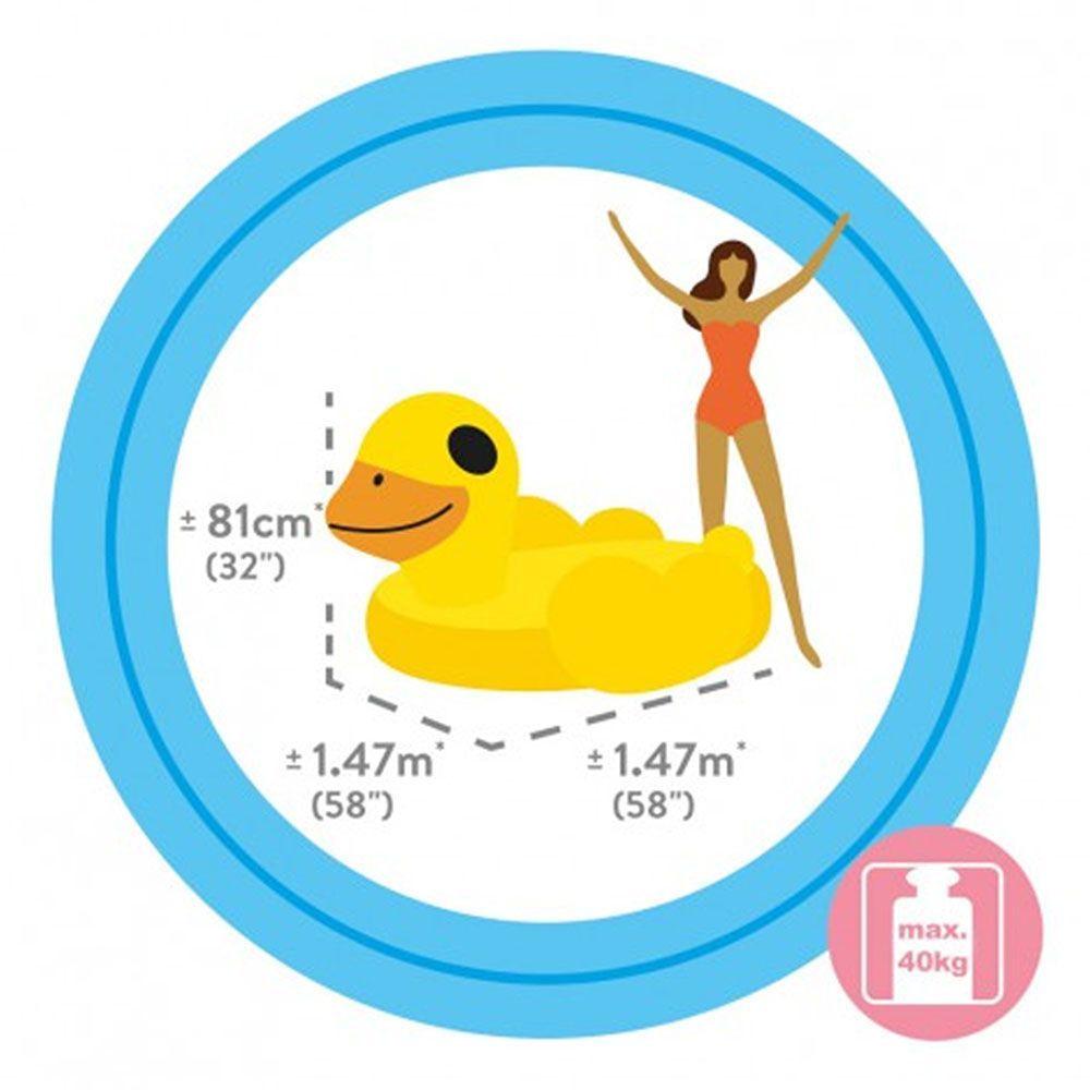 Miniatura Boia Inflável Grande Pato Amarelo 147cm Intex