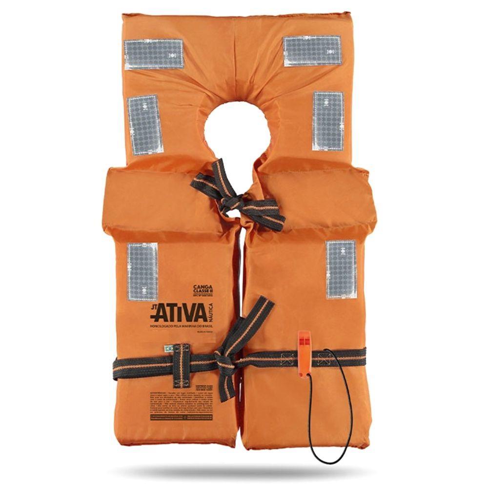 Miniatura Kit 6 Colete Salva Vidas Homologado Classe Ii P 35 A 55 Kg