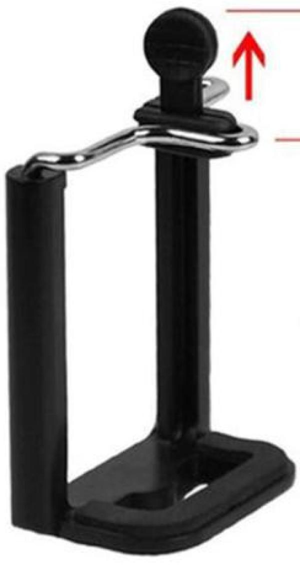 Miniatura Celular Holder Universal Adaptador Suporte Tripe Pau Selfie