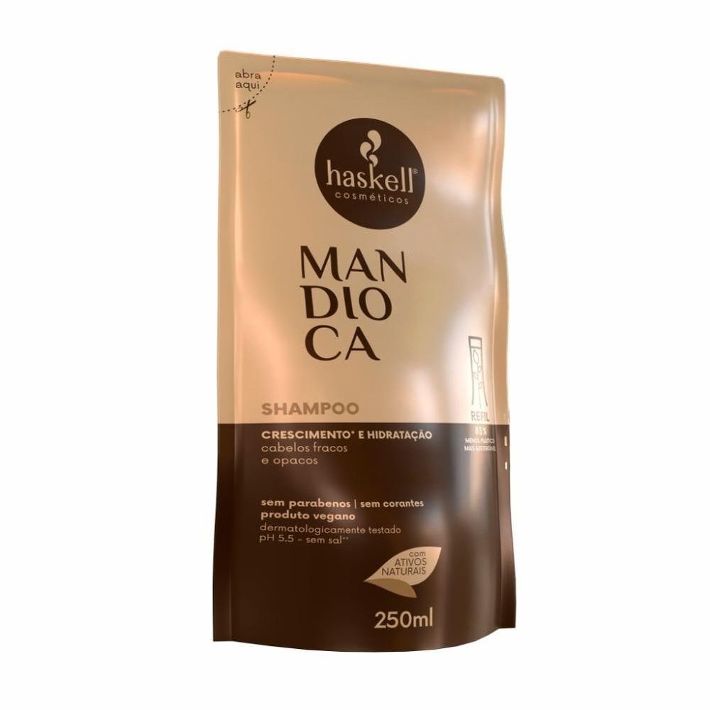 Miniatura Refil Shampoo Haskell Mandioca 250ml