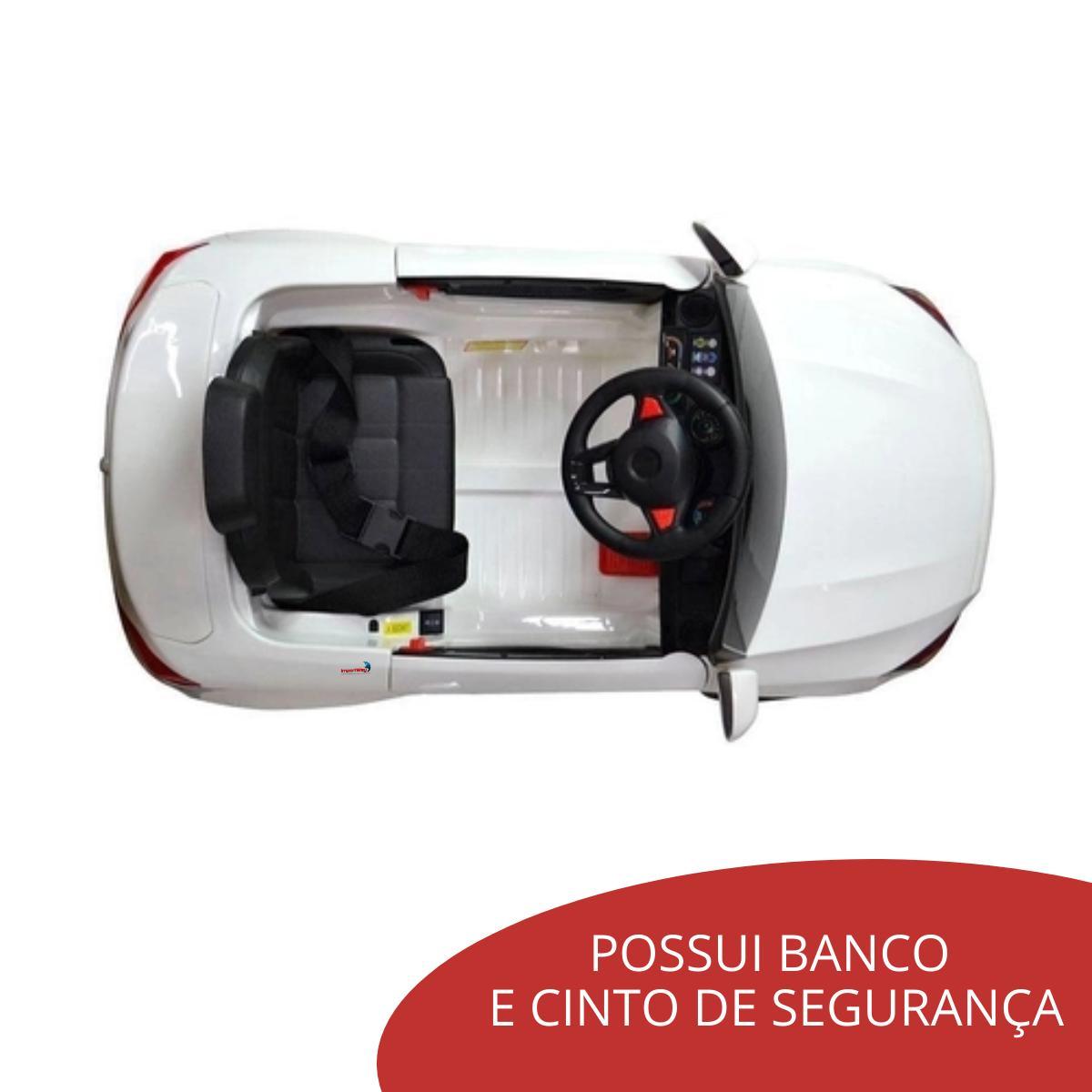 Mini Carro Elétrico Infantil 6V Com Luz Buzina Controle