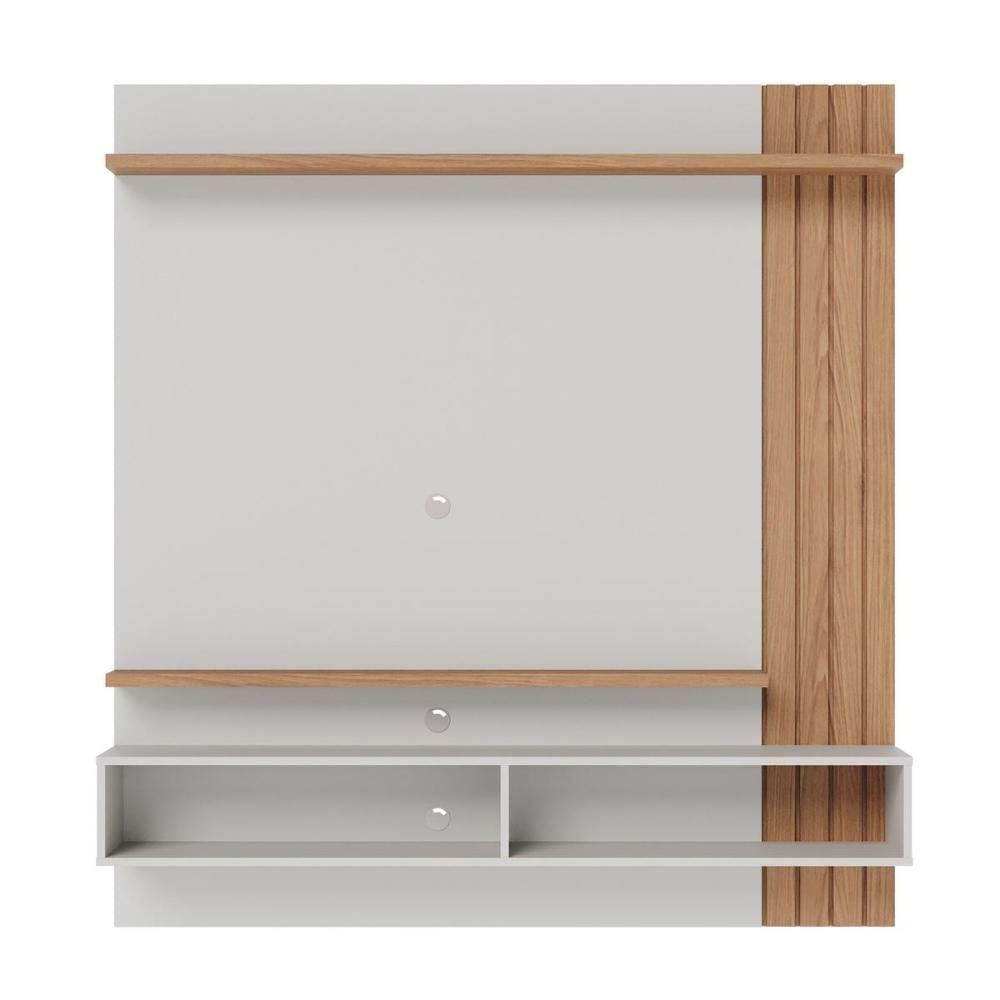 Miniatura Painel Home Suspenso 2 Portas Tv's 65" Juriti - Freijó Off White Matte