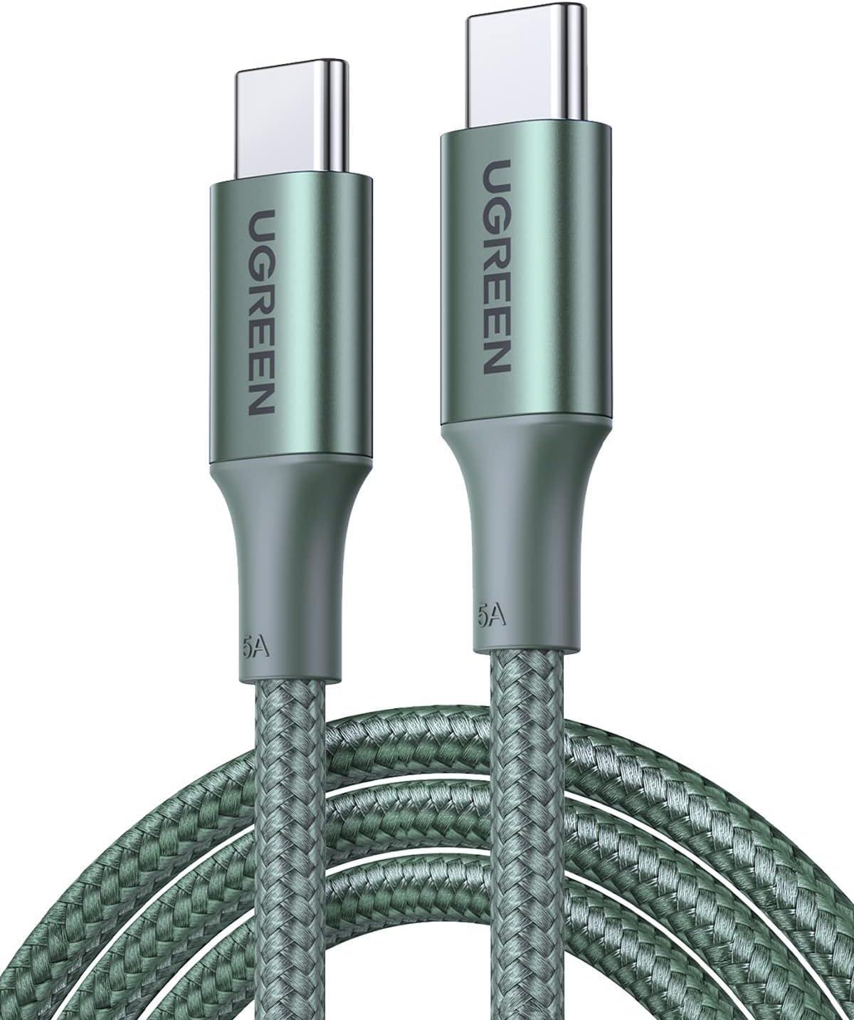 Miniatura Cabo Ugreen Usb Tipo C 100W Pd Carregamento Rápido - 2 Metro