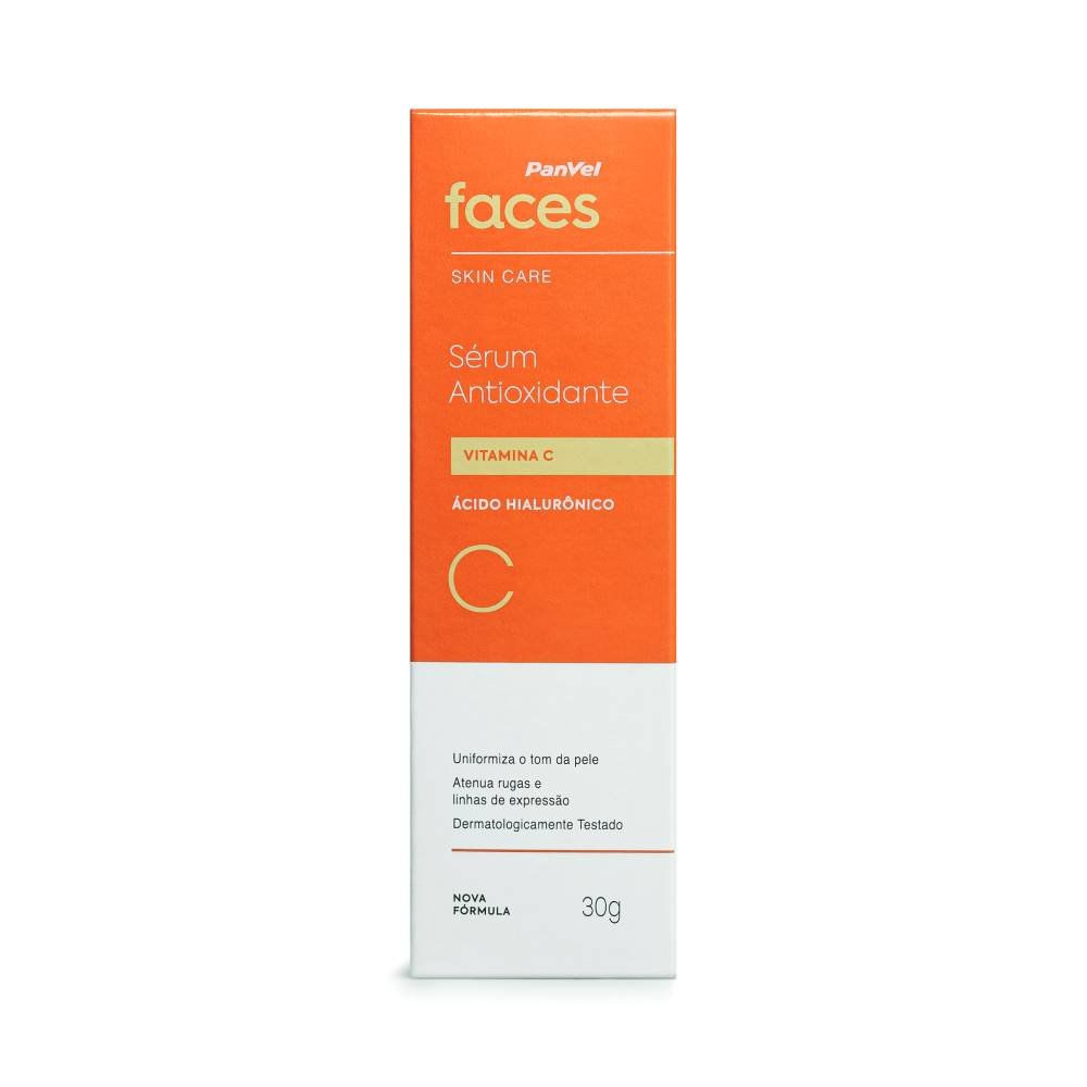 Miniatura Serum Facial Antioxidante Panvel Faces Skincare Vitamina C 30g