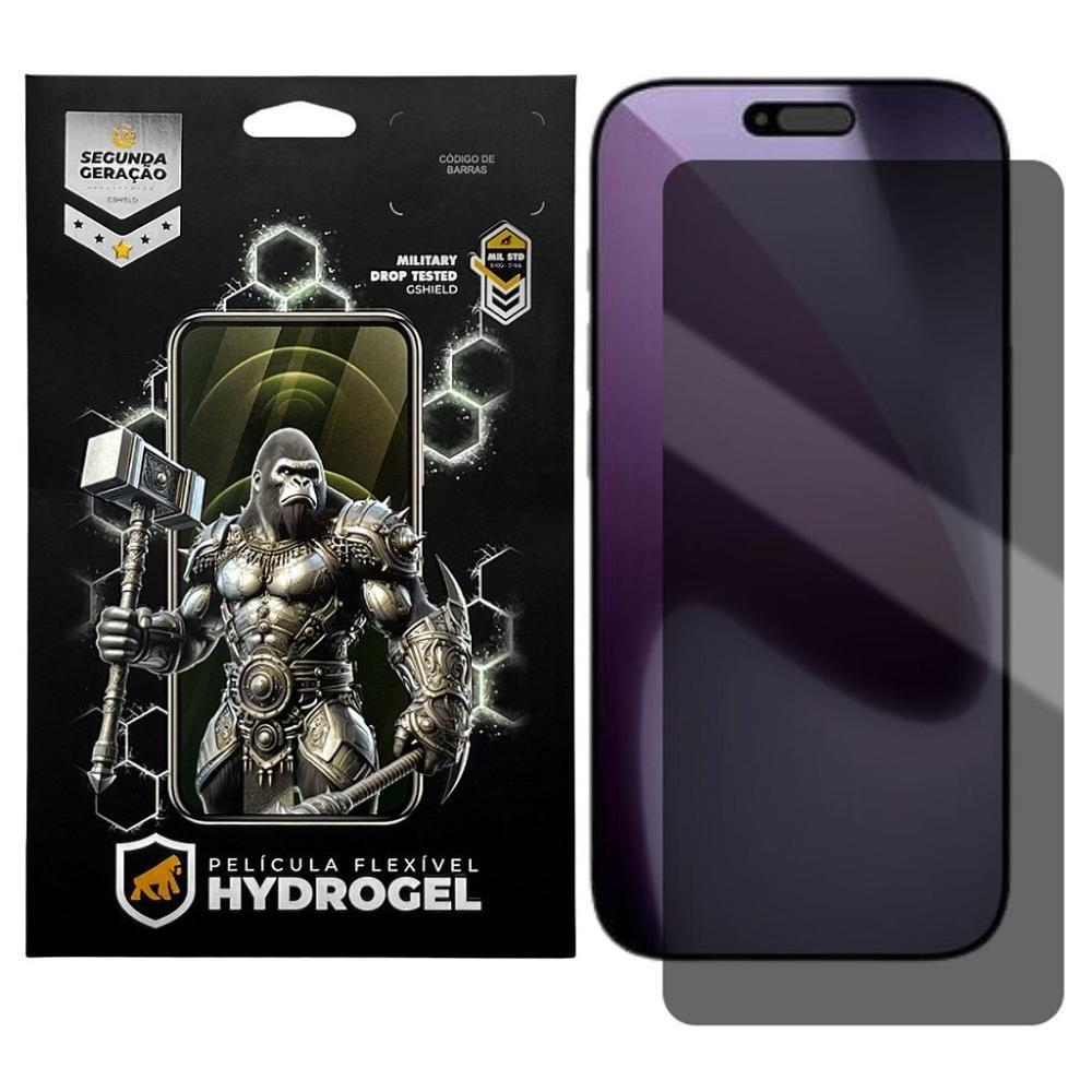 Miniatura Película de Proteção para Celular Gshield Iphone 17 Pro Privacidade Hidro Nano Pet e TPU Soft Gel