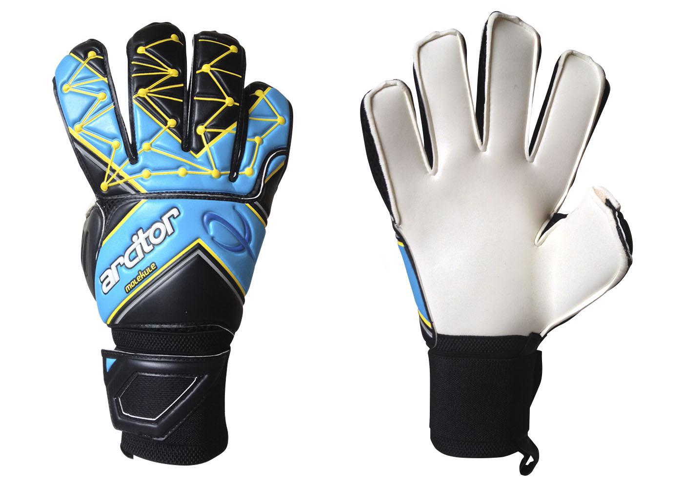 Miniatura Luvas Goleiro Arcitor Molekule Classic Flat Azul Sw Pro -9