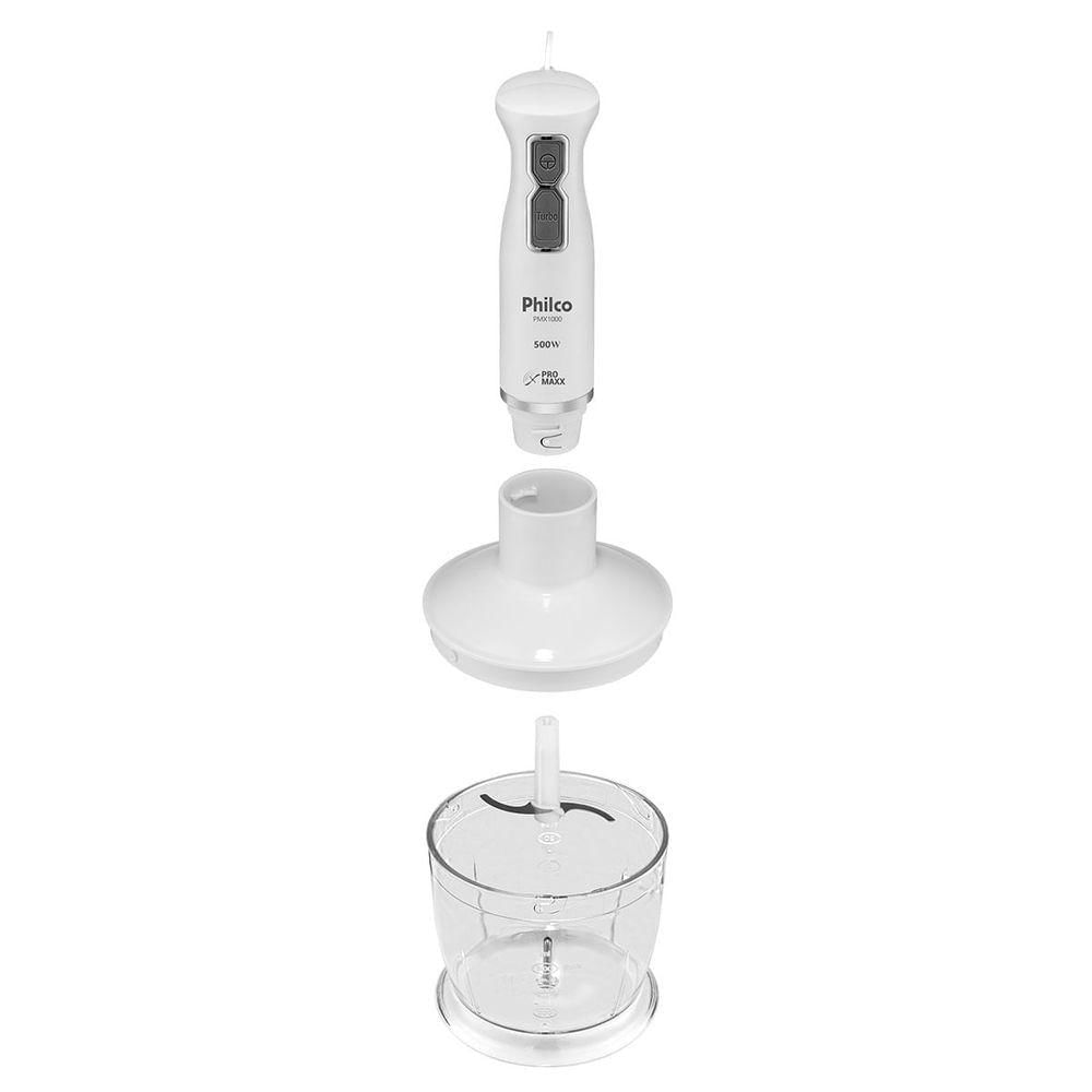 Miniatura Mixer Philco 4 Lâminas Pro Maxx 2 E 1 500W PMX1000 110V