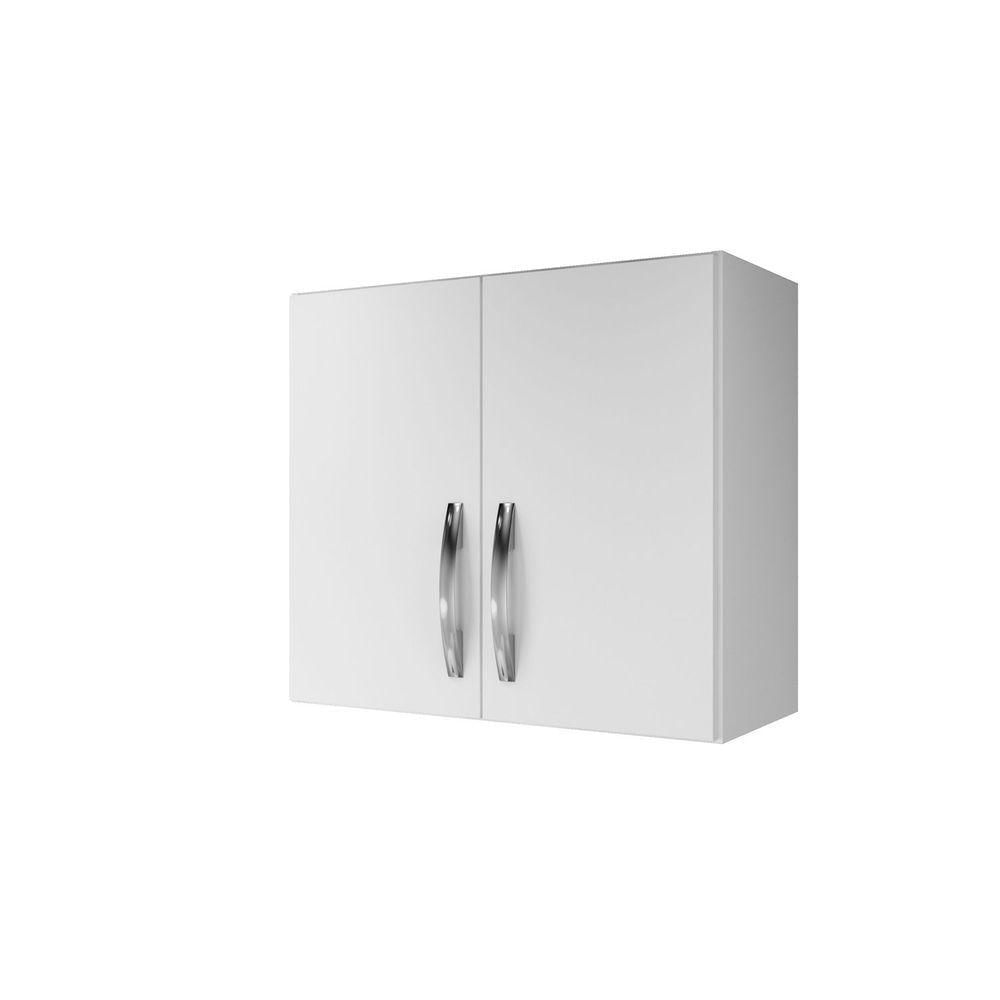 Miniatura Armário Aéreo Delta 2 Portas 1 Prateleira Arte Móveis Branco