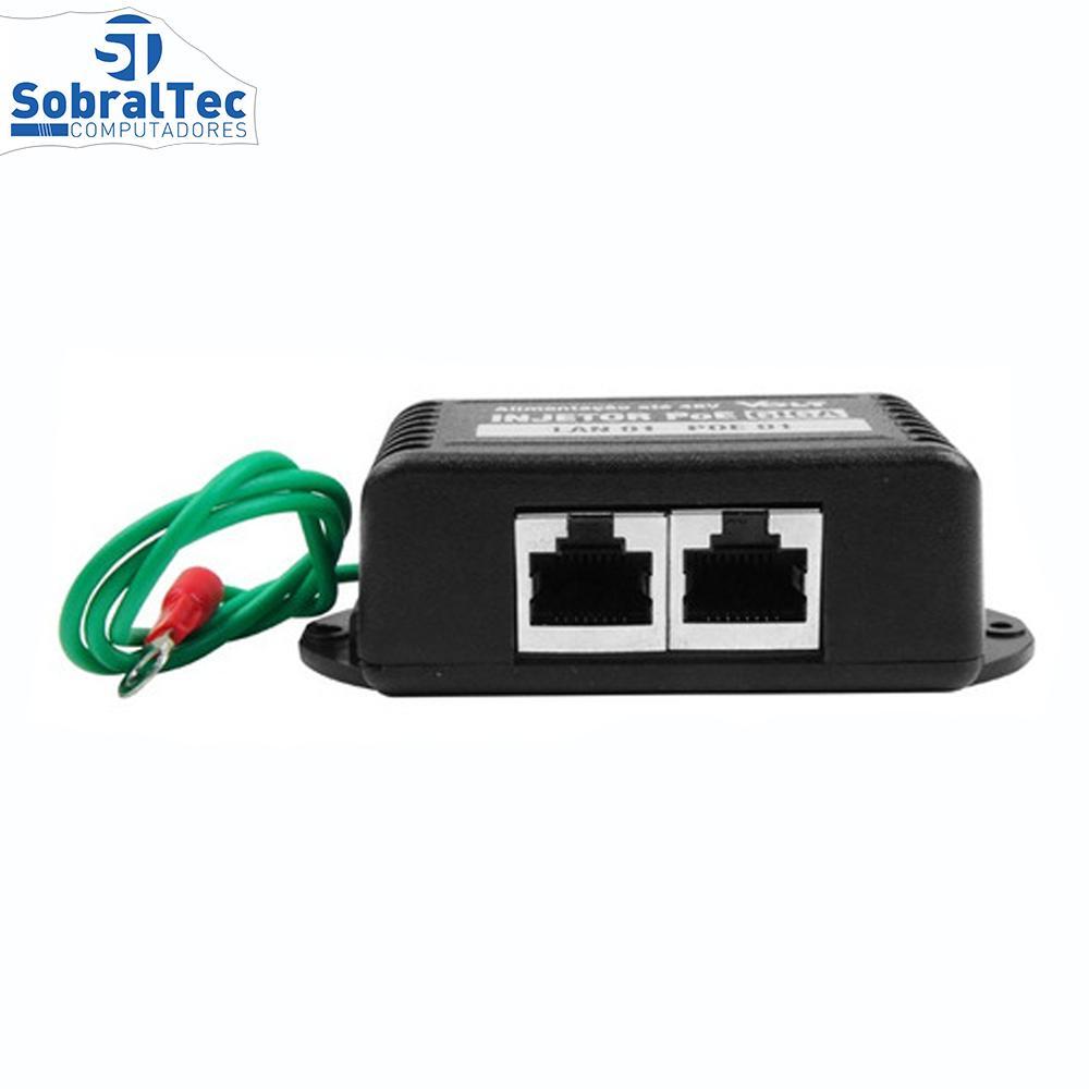 Miniatura Injetor Poe Gigabit 10/100/1000 - 48V- Giga