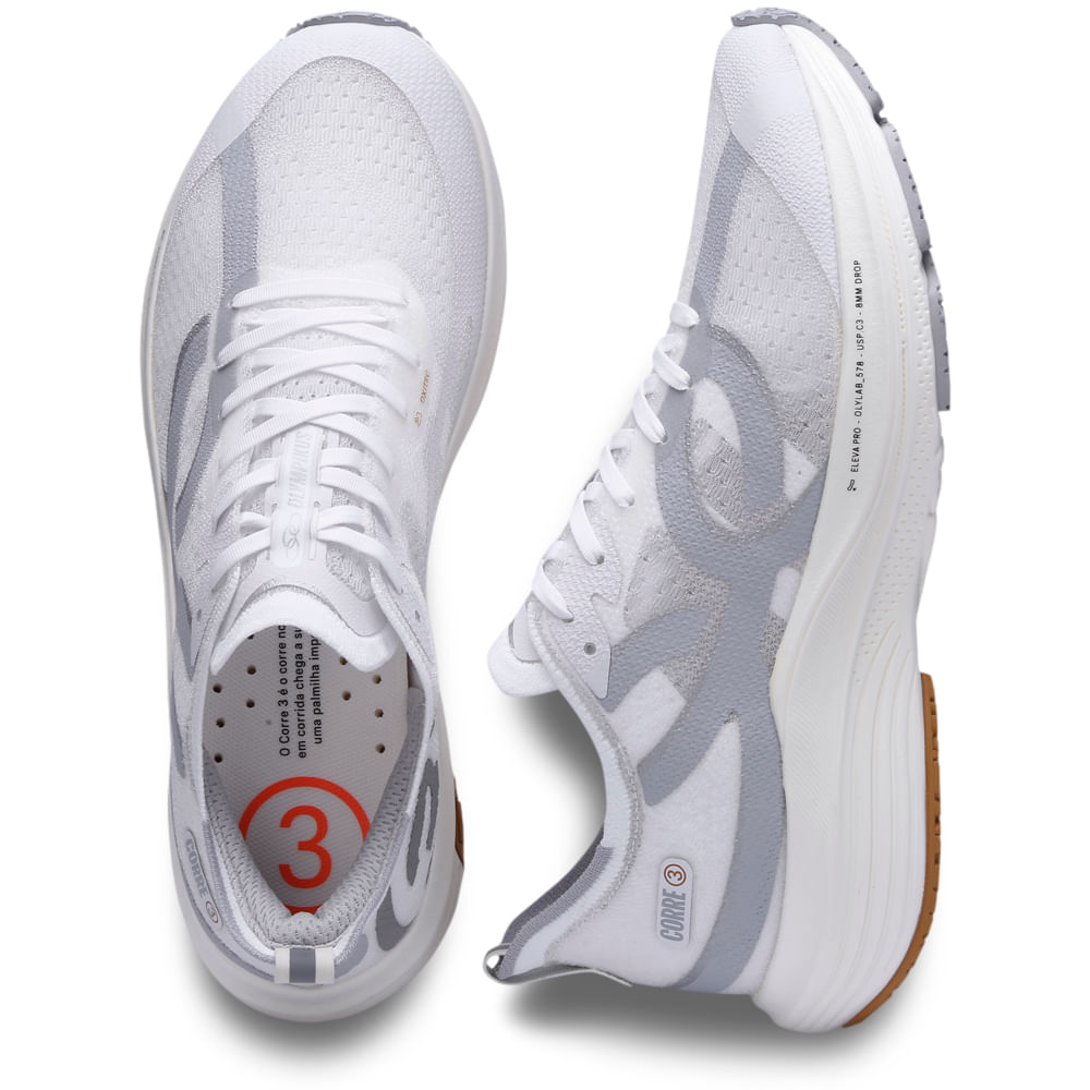 Miniatura Tênis Olympikus Corre 3 Unissex Branco - 34