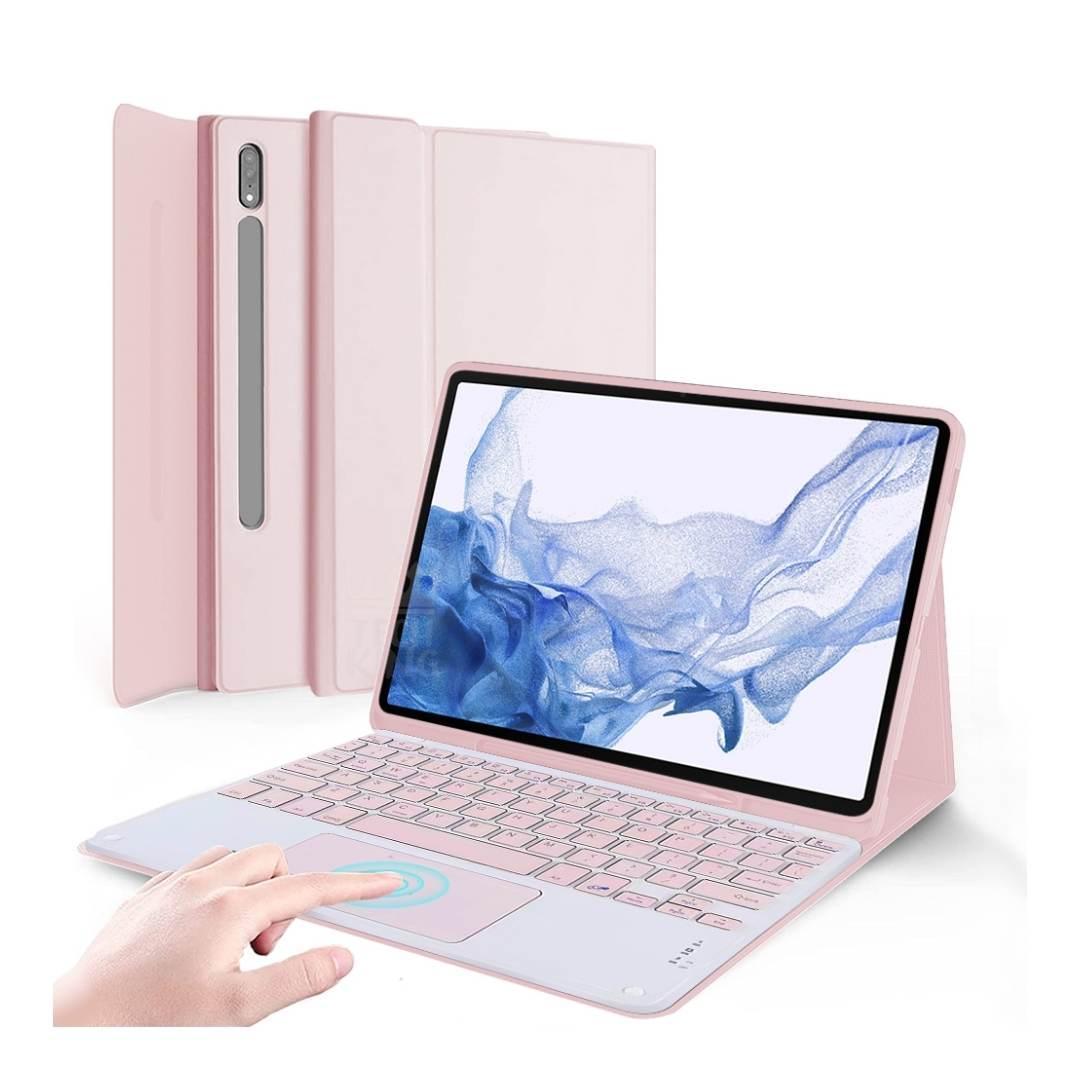 Miniatura Capa Com Teclado Magnético Para Galaxy Tab S7 Plus 2020 T970