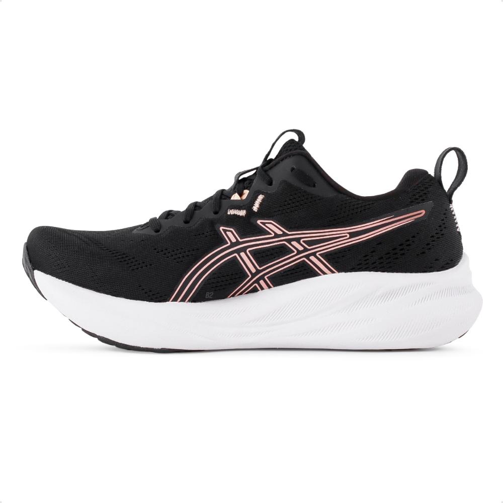 Miniatura Tênis Asics Gel-Pulse 16 SE Feminino Preto / Rosa - 34