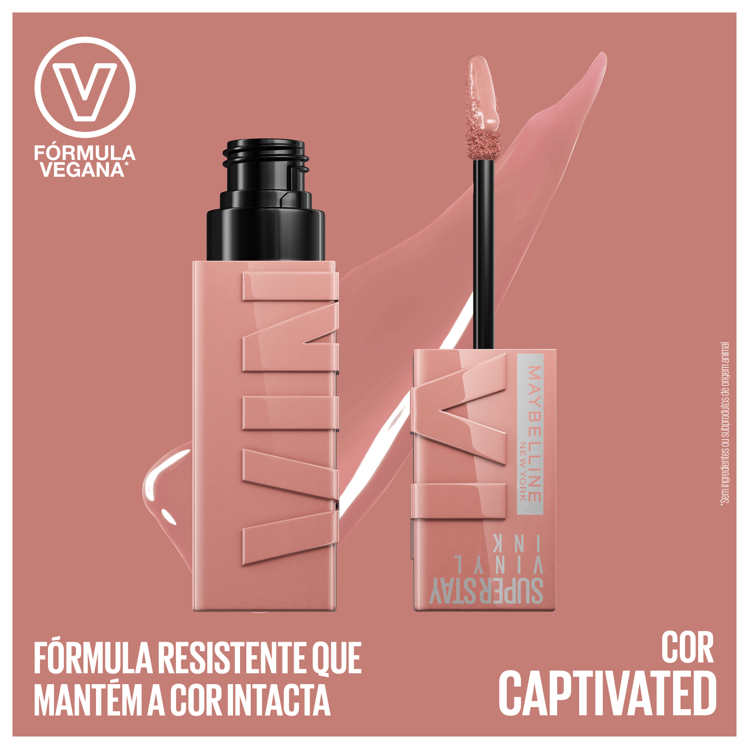 Miniatura Maybelline Superstay Vinyl Ink Captivated - Batom Líquido 4,2ml