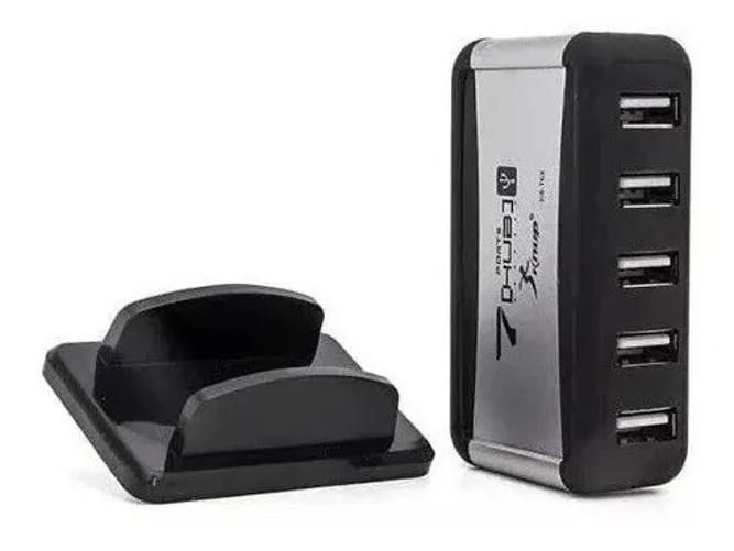 Miniatura Hub Usb 7 Portas Com Fonte 2.0 Hb-T68 Knup