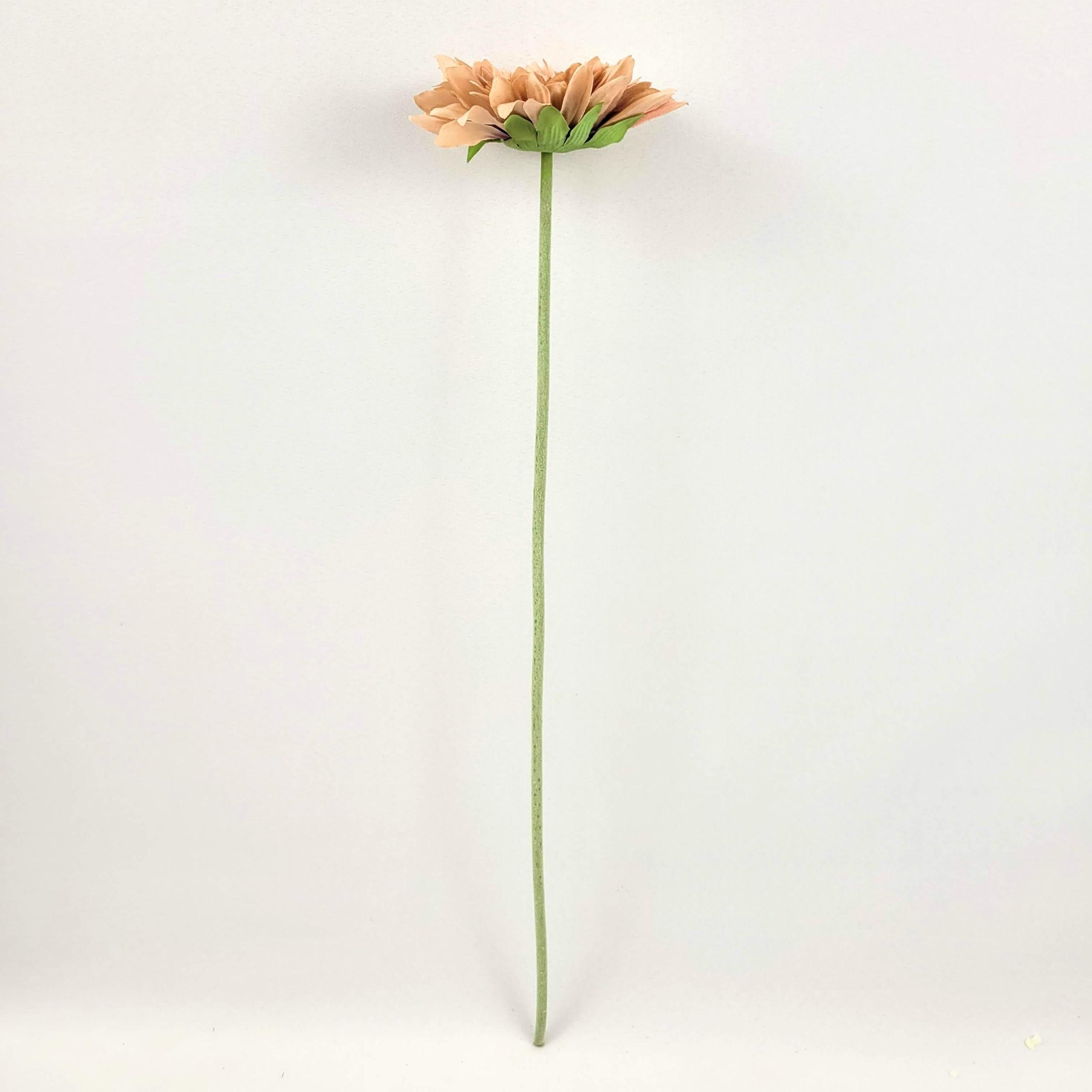Gérbera Salmão Haste 53X13Cm Flor Planta Artificial