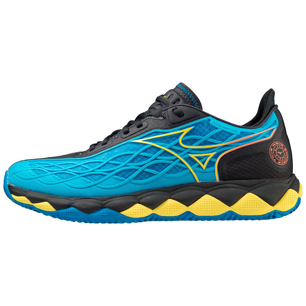 Miniatura Tênis de Tennis Unissex Mizuno Wave Enforce Tour Clay Court 39 Azul