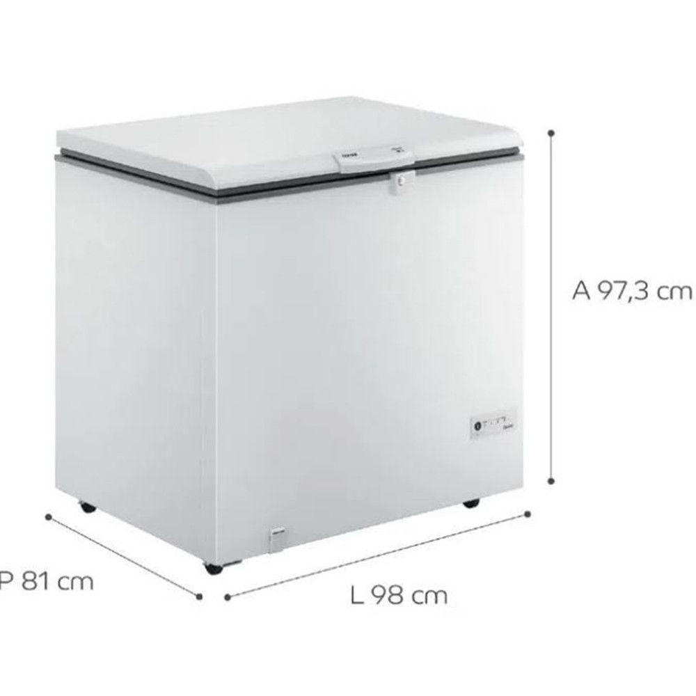 Miniatura Freezer Horizontal Consul 309 Litros Branco 127 V