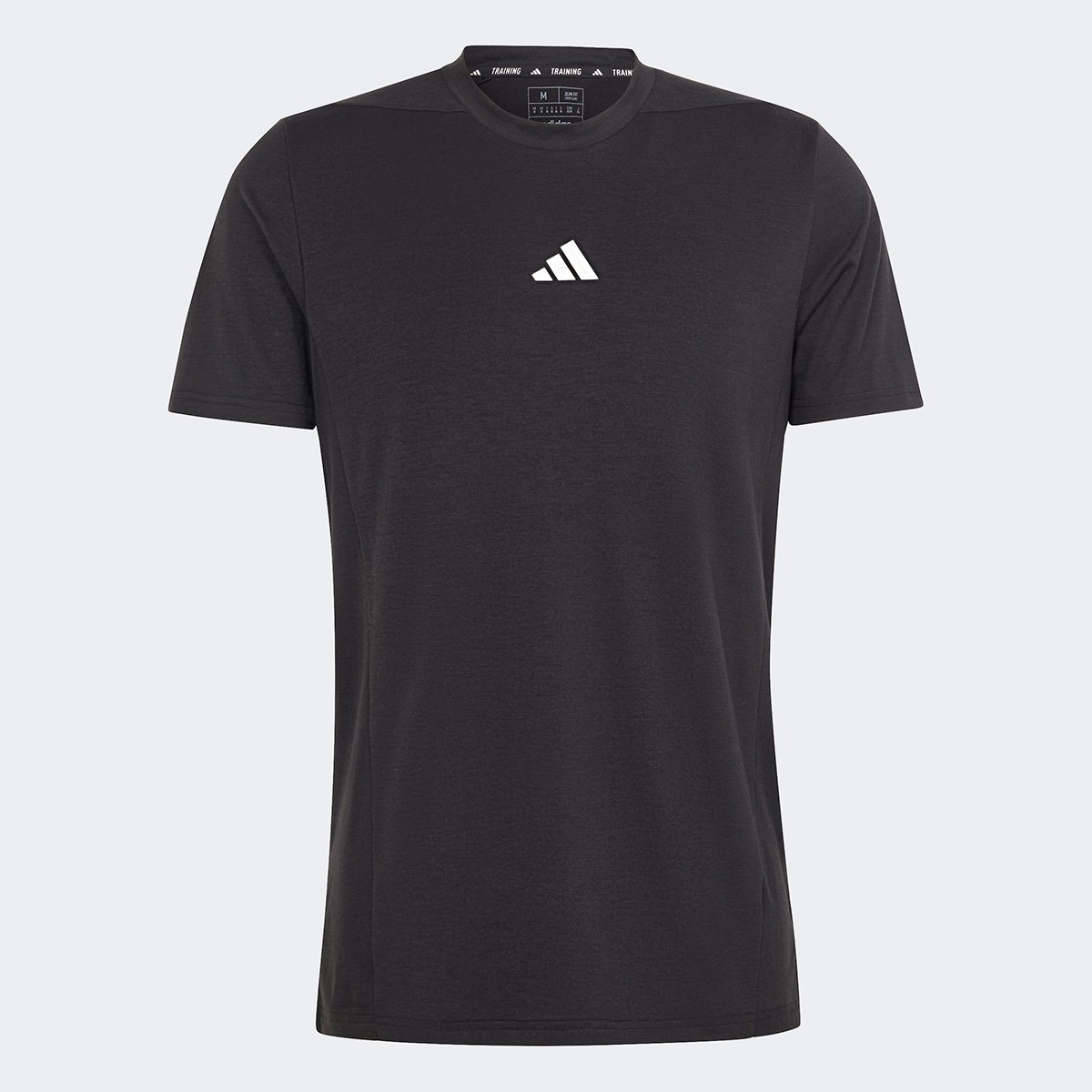 Camiseta Adidas Design For Training Masculina Preto+Branco - G