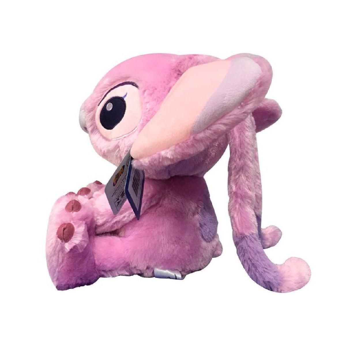 Miniatura Pelúcia Disney Lilo & Stitch Angel Big Feet Da Fun F00643