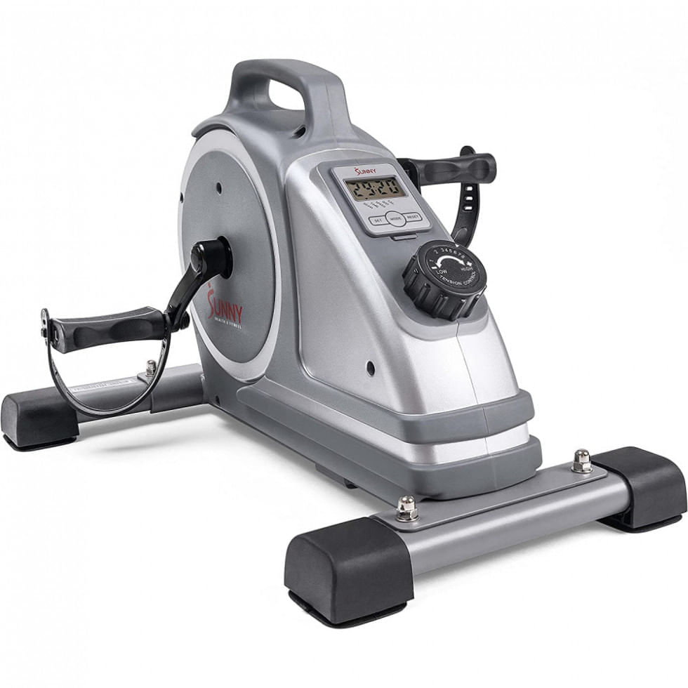 Miniatura Sunny Health Fitness SF B020026 Mini Bicicleta Ergométrica Ideal Para Idosos e Treino de Braço, Perna com Painel D... 110v