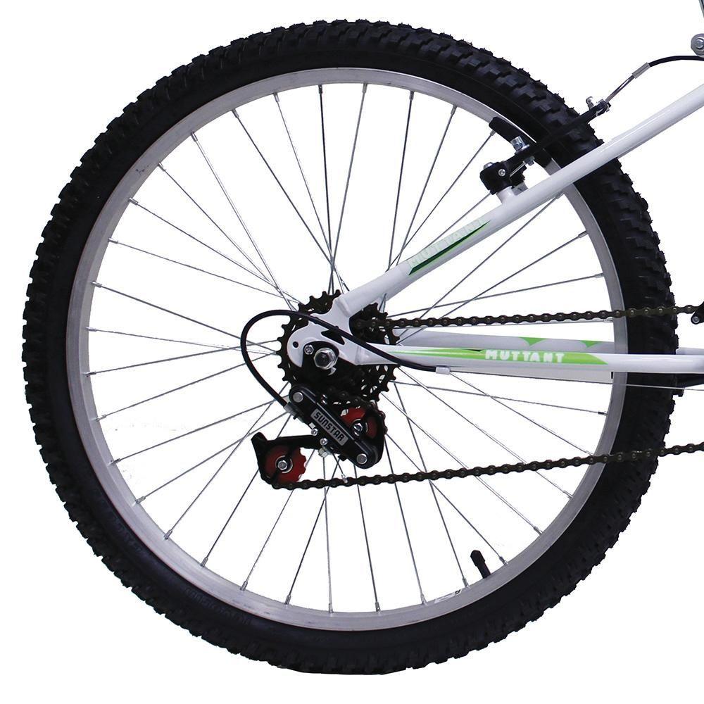 Bicicleta Aro 24 Masculina Infantil 18 Marchas Said-x Branca