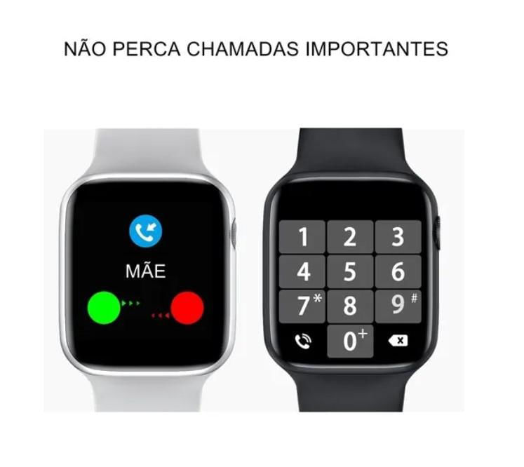 Miniatura Smartwatch Iwo 12 Lite W26 Troca Pulseira/Faz Ligação-Preto Homologação: 43571603030
