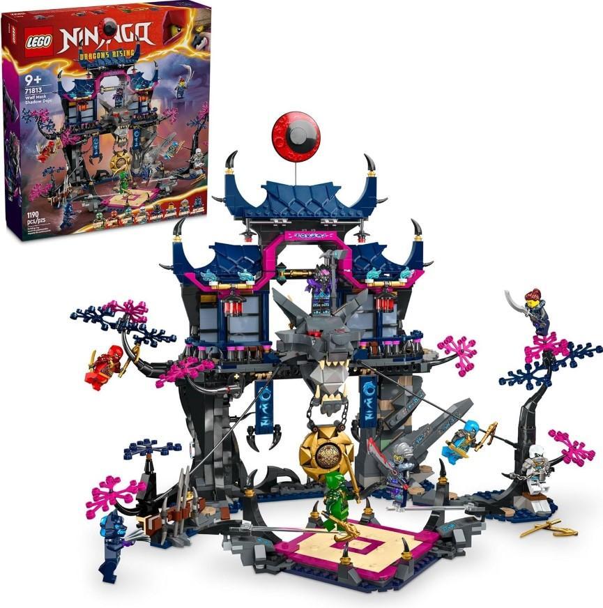 Miniatura Ninjago Dojo Da Sombra Da Máscara Do Lobo - Lego 71813