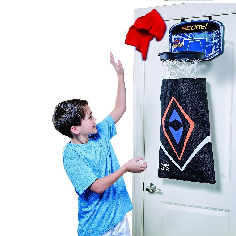 Miniatura Cesto Roupa Suja Infantil Organizador Lavanderia Suspenso Tabela Basquete Aro Arara 2 Em 1 Hamper Hoops
