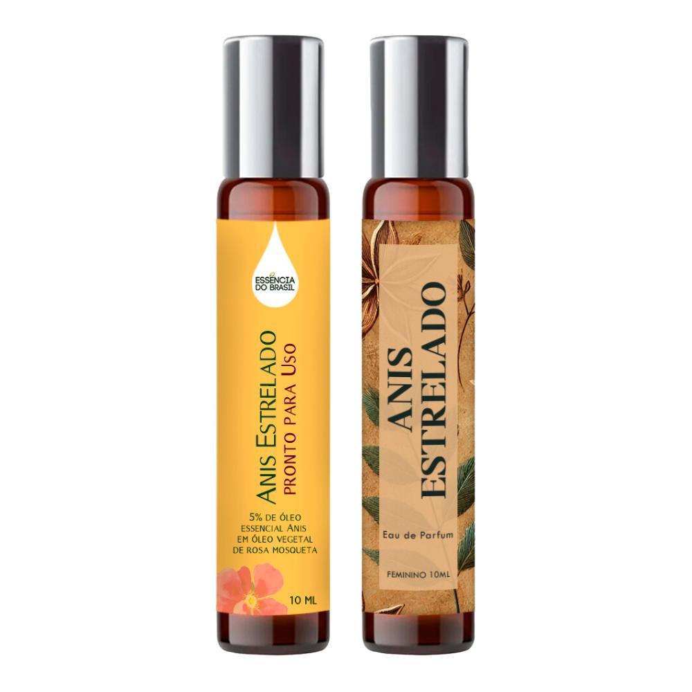 Miniatura Perfume Roll On Anis Estrelado Mulher 10Ml + Óleo Essencial