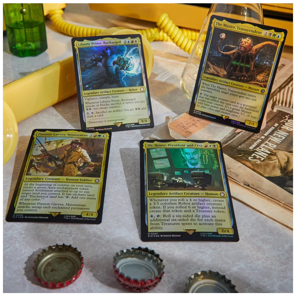 Magic: The Gathering Fallout Pacote de Decks de Comandante - Inclui todos os 4 Decks Hail Caesar, Scrappy Survivors,...