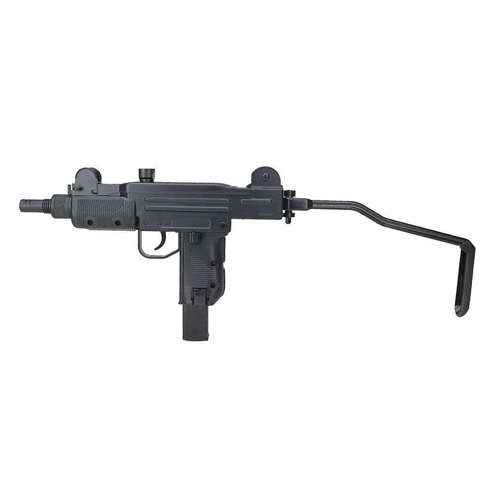 Miniatura Rifle De Pressão Co2 Mini Uzi Polímero Blowback 4.5mm