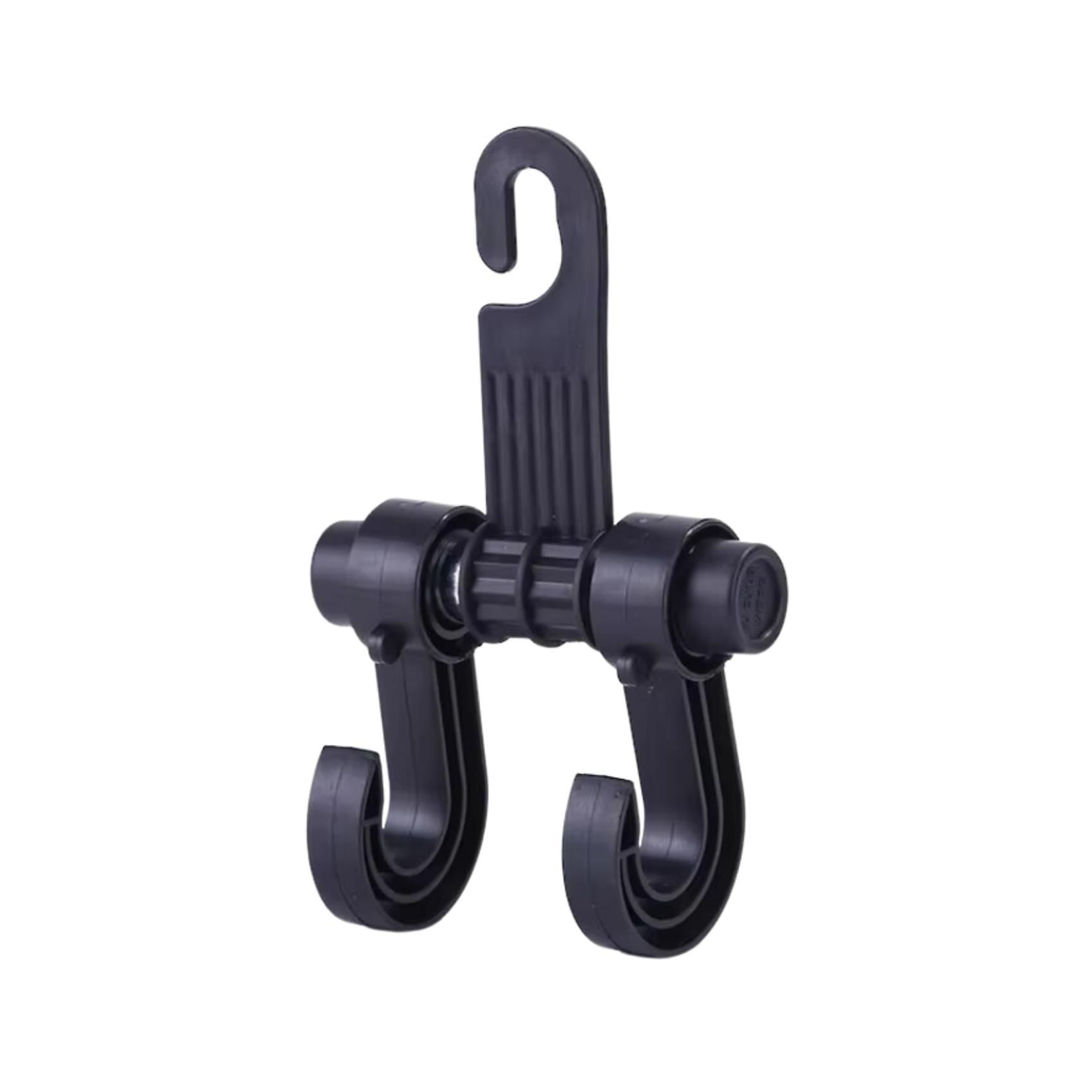 Miniatura Kit 4 Gancho Veicular Suporte Sacola Bolsa Compra Carro