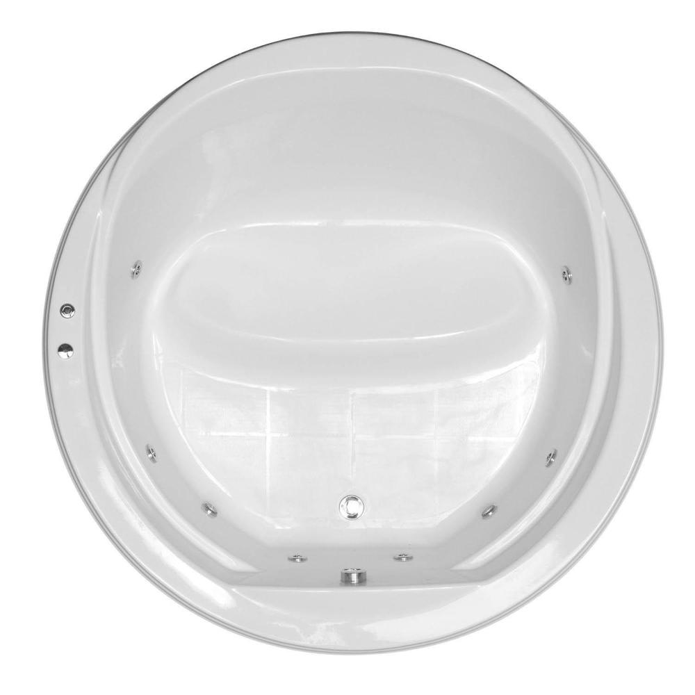 Miniatura Banheira Hidromassagem Astra Solenne Luxo 180cmx180cmx57cm - 04 Jatos Gel Coat P2 Sem Aquecedor 110V