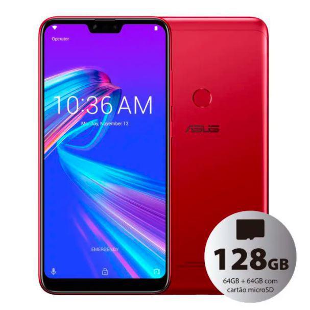 Miniatura Smartphone Asus Zenfone Shot Plus Snapdragon 128Gb Vermelho
