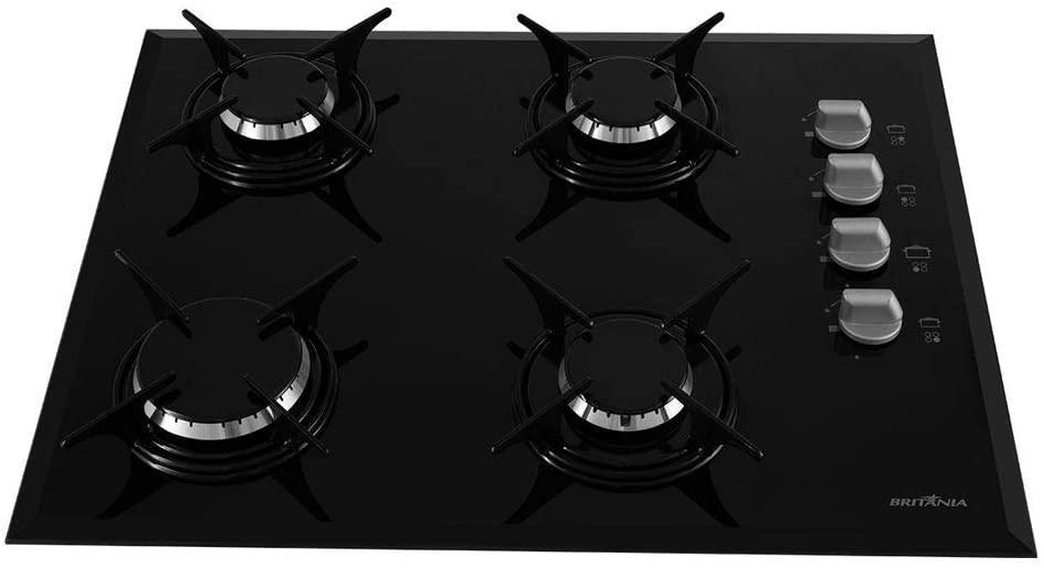 Miniatura Cooktop 4 Bocas Bivolt Bct4P Preto Britânia