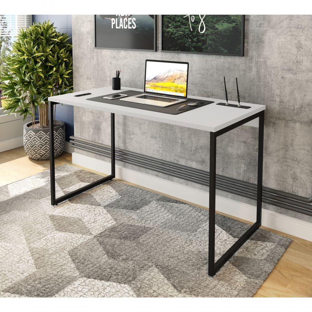 Jogo De Escritório Mali Branco Preto